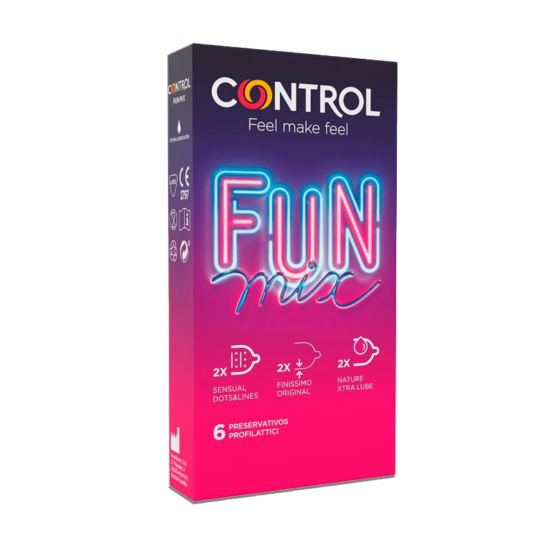 Control | Condoms Feel Fun Mix | 6 Uds