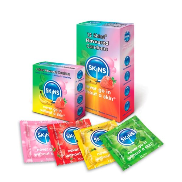 Skins | Condoms Sabores Varios | 12 Uds