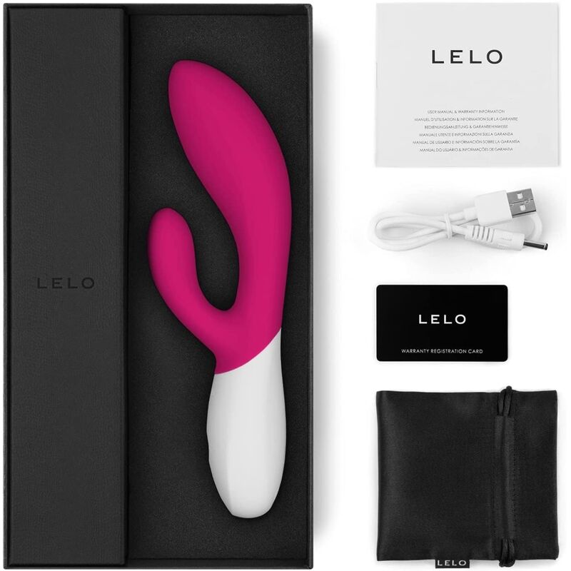 Lelo INA Wave 2 | Vibrador Lujo Movimiento Especial Cerise