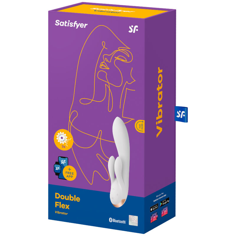 Satisfyer Double Flex White Satisfyer Double Flex White