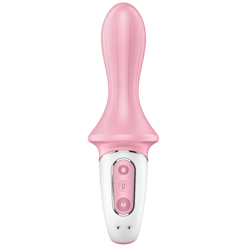 SATISFYER AIR PUMP BOOTY 5+ VIBRADOR ANAL INFLABLE - ROSA