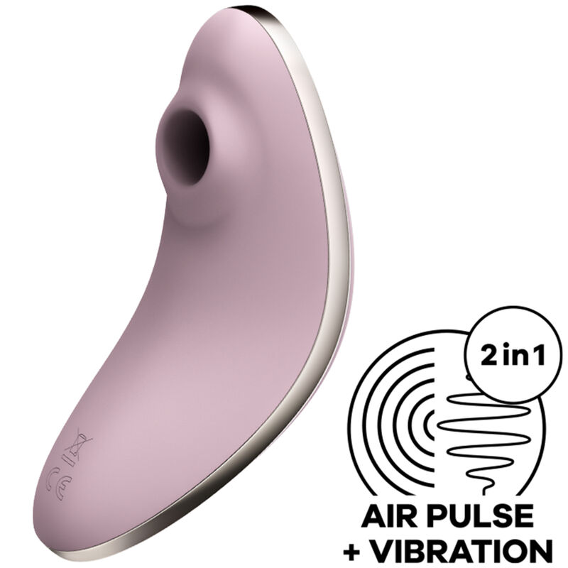 SATISFYER VULVA LOVER 1 ESTIMULADOR Y VIBRADOR - VIOLETA