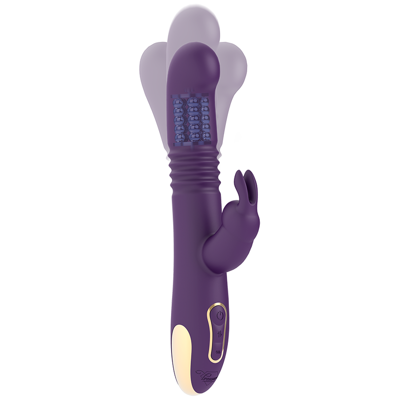 TREASURE BASTIAN RABBIT UP  DOWN, ROTATOR  VIBRATOR COMPATIBLE CON WATCHME WIRELESS TECHNOLOGY