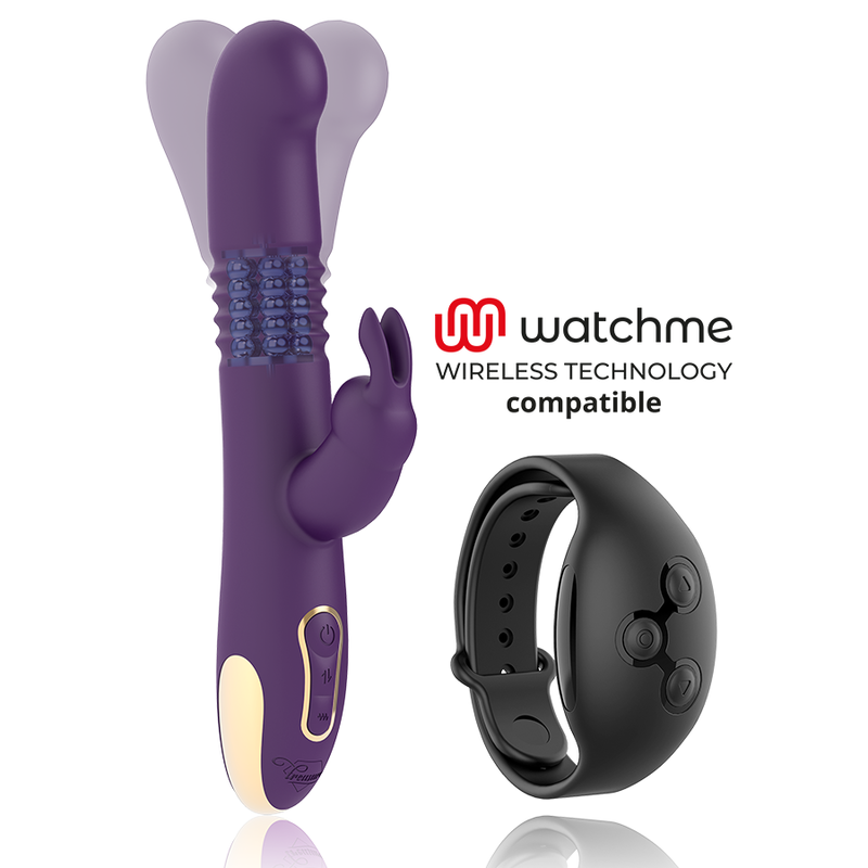 TREASURE BASTIAN RABBIT UP  DOWN, ROTATOR  VIBRATOR COMPATIBLE CON WATCHME WIRELESS TECHNOLOGY