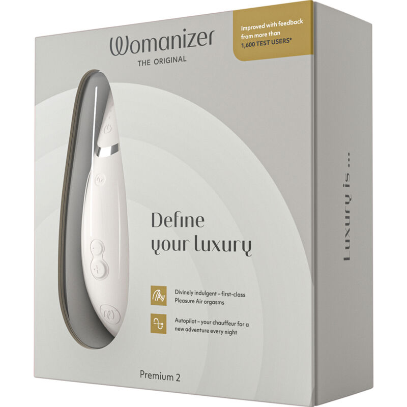 WOMANIZER - PREMIUM 2 ESTIMULADOR DE CLÍTORIS GRIS