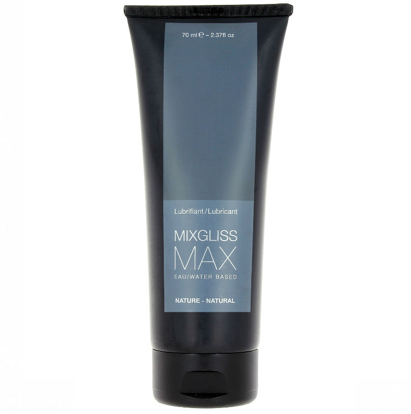 MIXGLISS MAX LUBRICANTE ANAL BASE AGUA NATURAL 70ML