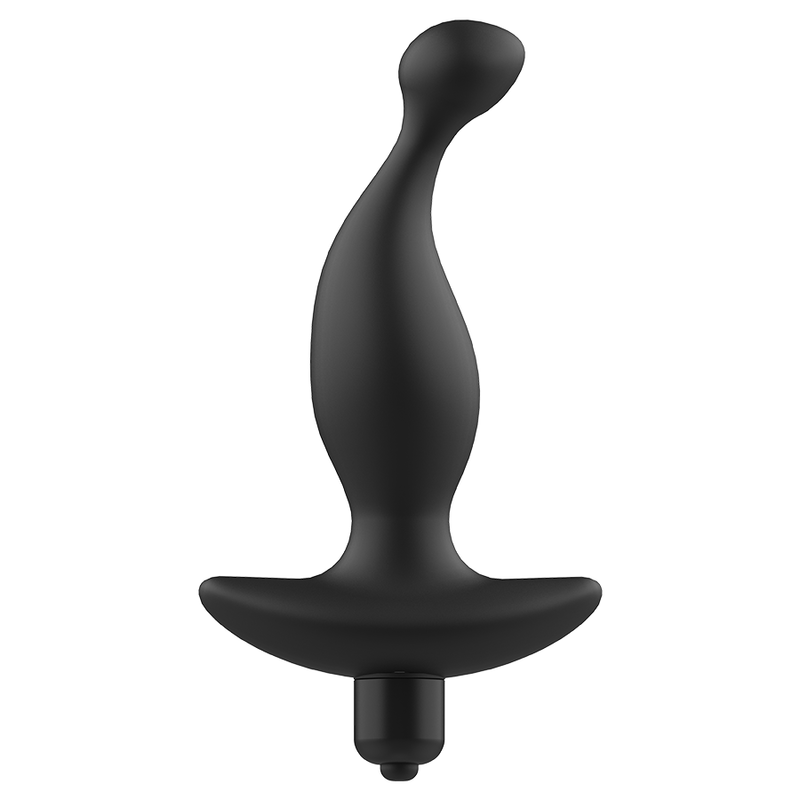 Anal massager with black vibration