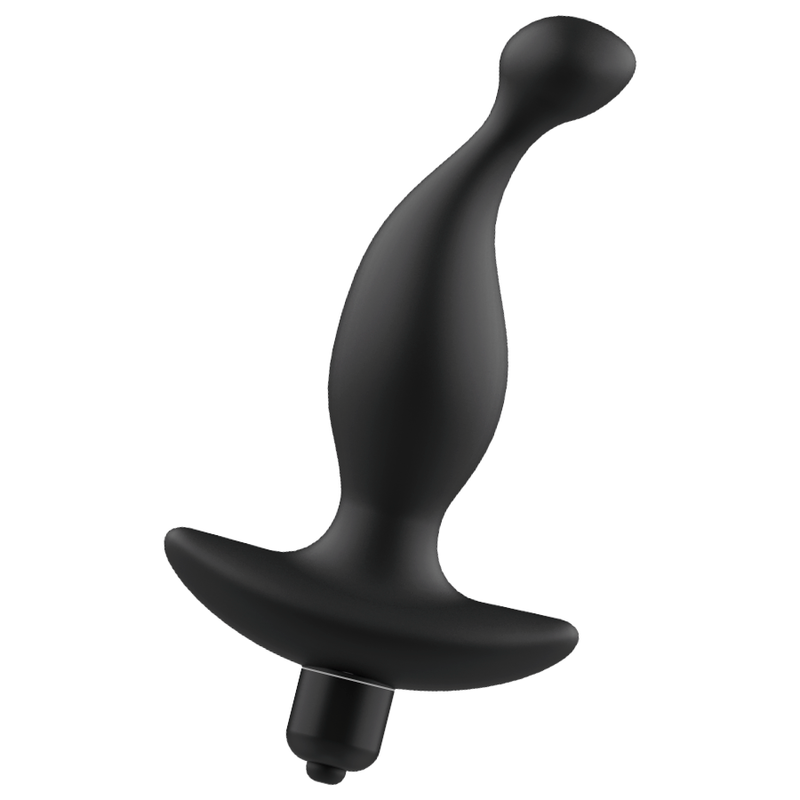 Anal massager with black vibration